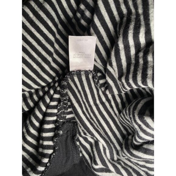 J Jill Gray & Black Striped Long Sleeve Dress - Size Medium - Picture 13 of 13